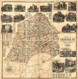 Chester County 1860 Wall Map